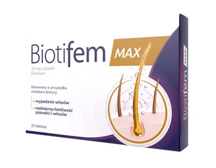 NP PHARMA Biotifem MAX x 30 tabl |  OD 199 PLN! - Włosy, skóra, paznokcie - miniaturka - grafika 1