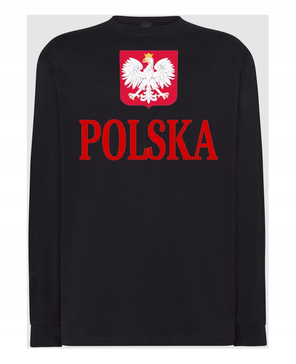 Longsleeve Kibica nadruk POLSKA Rozm.M