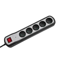 Listwy zasilające - Kemot Listwa Zabezpieczająca 5gn Włącznik 1,5m - miniaturka - grafika 1