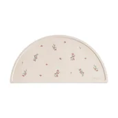 Miseczki i talerzyki dla dzieci - Podkładka Silikonowa Na Stół Pink Flowers Mushie - miniaturka - grafika 1