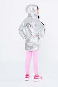 Spodnie i spodenki dla dziewczynek - Karl Lagerfeld spodnie dresowe dziecięce kolor różowy z nadrukiem - miniaturka - grafika 1