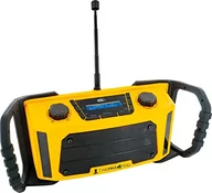 Anteny samochodowe - Schwaiger Radio budowlane DAB+/FM/AUX-IN żółte/czarne - miniaturka - grafika 1