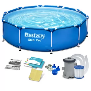 Bestway Basen Steel Pro 305 x 76 cm set BW56679 - Baseny ogrodowe - miniaturka - grafika 1