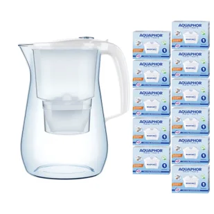 Aquaphor Onyx 4.2L Biały dzbanek filtrujący z wkładami na rok - Dzbanki filtrujące - miniaturka - grafika 1