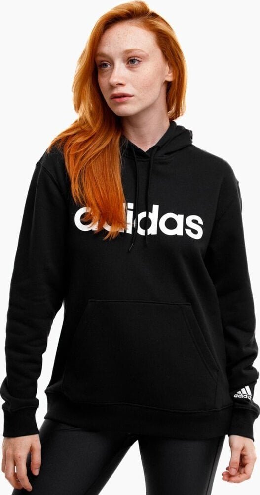 Adidas Bluza damska adidas Essentials Linear czarna IC4426 L