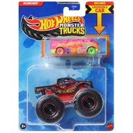Samochody i pojazdy dla dzieci - Hot Wheels - Monster Truck Scorcher + Bonus JCG31 GRH81 - miniaturka - grafika 1