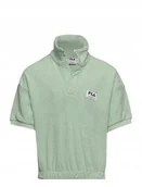 Bluzki damskie - Fila Bluzka Dla Dziewczynki Zielona Tkanina Ręcznikowa 170/176 Kyb - miniaturka - grafika 1