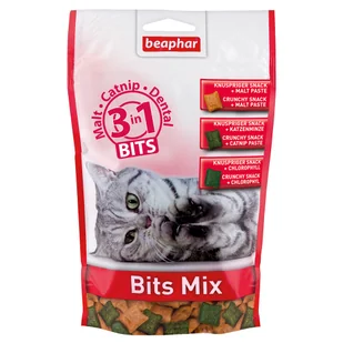 beaphar beaphar Bits Mix, przekąska do pielęgnacji zębów - 3 x 150 g - Przysmaki dla kotów - miniaturka - grafika 2