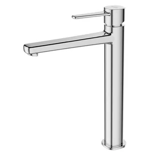 Invena BATERIA 28,6 CM UMYWALKOWA WYSOKA GLAMOUR TREND CHROM BU-02-W01-V - Baterie umywalkowe - miniaturka - grafika 1