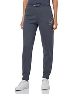 Spodnie damskie - Armani Exchange Damskie spodnie dresowe Slim Fleece Logo Joggers, Racing, L - miniaturka - grafika 1