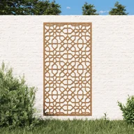 Dekoracje domu - Ogrodowa dekoracja ścienna, 105x55 cm, stal kortenowska Lumarko! - miniaturka - grafika 1