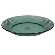 Talerze - Talerz szkło barwione w masie 20,6 cm zielony - miniaturka - grafika 1