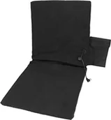 Masażery - Podgrzewane krzesło kempingowe - oparcie, elektryczna poduszka siedziska, składane siedzenia stadionowe, poduszka - oparcie, wędkarstwo, myślistwo (czarny) - miniaturka - grafika 1