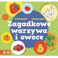 Książki edukacyjne - Zielona Sowa Zagadkowe warzywa i owoce Rymowanki-Naklejanki - Zielona Sowa - miniaturka - grafika 1