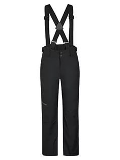 Spodnie narciarskie - Ziener ARISU chłopięce spodnie narciarskie, spodnie śniegowe, wodoszczelne, wiatroszczelne, ciepłe, czarne, 116 - grafika 1