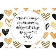 Magnesy - SZARON Magnes na lodówkę - Miłością wieczną - miniaturka - grafika 1