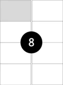 Etykiety samoprzylepne i bloki etykiet - Etykiety naklejki samoprzylepne A4 105x74 100 ark. - miniaturka - grafika 1