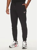 Spodnie sportowe męskie - Reebok Spodnie dresowe 100221800 139-18-00 Czarny Regular Fit - miniaturka - grafika 1