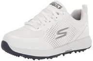 Trampki damskie - Skechers Go Elite 5 Arch Fit Wodoodporny Golf Boot, Trampki damskie, White Synthetic Textile Navy Trim, 38.5 EU - miniaturka - grafika 1