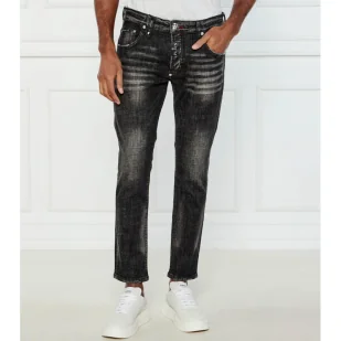 Philipp Plein Jeansy Hexagon Skinny fit - Spodnie męskie - miniaturka - grafika 1