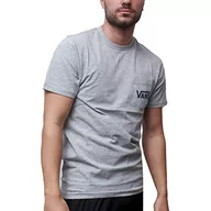 Koszulki męskie - Vans Klasyczna koszulka męska OTW, Wielokolorowa (Athletic Heather-Dress Blues Koo), XS - miniaturka - grafika 1
