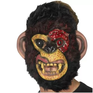 Smiffys Maska "Małpka Zombie", eva SF46993 - Dodatki do strojów karnawałowych - miniaturka - grafika 1