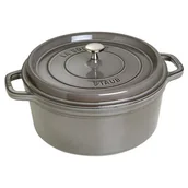 Garnki - Staub Cocotte 26 cm Szary 40509-312-0 - miniaturka - grafika 1