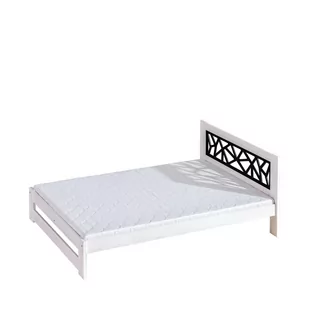 Łóżko 120 x 200 ze Stelażem Kosma Dolmar Sosna Barwiona na Antracyt - Łóżka dla dzieci i młodzieży - miniaturka - grafika 1