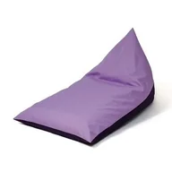Pufy i podnóżki - Pufa worek sako MATERAC fioletowy-czarny XXL 160x80 - miniaturka - grafika 1