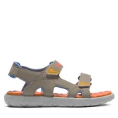 Buty dla chłopców - Sandały Timberland Perkins Row 2 Strap Sandal TB0A5VMD1101 Szary - miniaturka - grafika 1