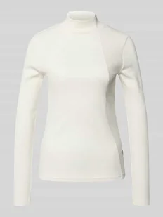 Bluzka z długim rękawem ze stójką - Bluzki damskie - miniaturka - grafika 1