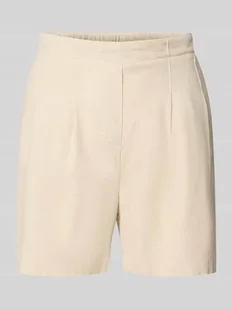 Szorty o kroju regular fit z mieszanki wiskozy i lnu model ‘JESMILO’ - Spodenki damskie - miniaturka - grafika 1