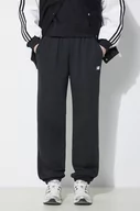 Spodnie damskie - New Balance spodnie dresowe Sport Essentials kolor czarny gładkie WP41500BK - miniaturka - grafika 1