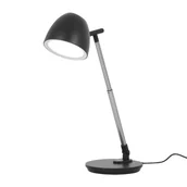 Lampy stojące - Czarna lampka biurkowa, wbudowany LED K-BL1528 CZARNY z serii LOLEK - miniaturka - grafika 1