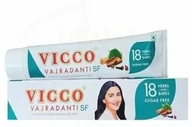 Pasty do zębów - Ziołowa pasta do zębów bez fluoru i cukru VICCO sugar free, 200g - miniaturka - grafika 1