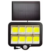 Lampy ogrodowe - Solarny naświetlacz LED Integra 32311 Polux 3W 6000K z czujnikiem Pir z pilotem - miniaturka - grafika 1