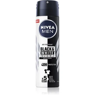 Nivea Men Invisible For Black & White 100 ml - Dezodoranty i antyperspiranty męskie - miniaturka - grafika 1