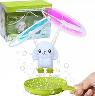 Bańki mydlane - Zestaw Latająca zabawka sterowana LED generator Bańki Mydlane maszynka USB - miniaturka - grafika 1