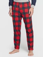 Piżamy męskie - United Colors Of Benetton Spodnie piżamowe 3MCK4F00B Czerwony Regular Fit - miniaturka - grafika 1