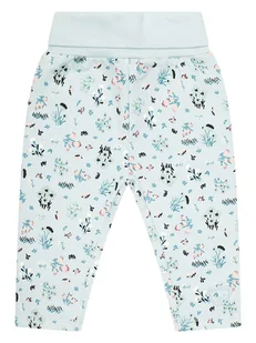 Steiff Legginsy w kolorze błękitno-jasnoróżowym - Spodenki dla niemowląt - miniaturka - grafika 1