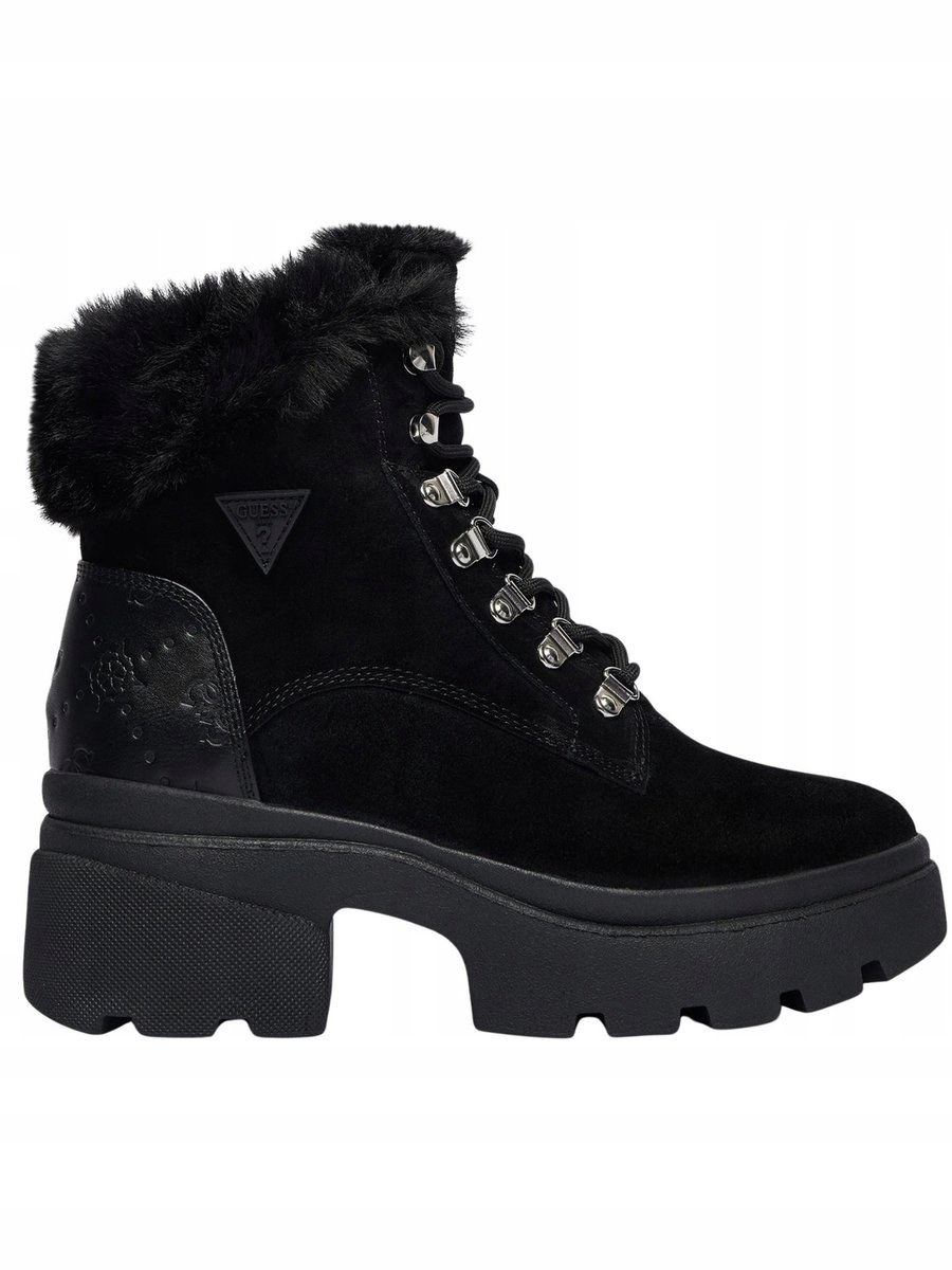 Botki damskie Guess FLFYRL SUE10 CZARNY - Shoes: 39