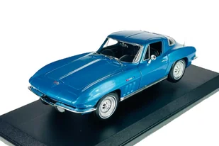 MAISTO 1965 CHEVROLET CORVETTE NIEBIESKI 1:18 31640 - Samochody i pojazdy dla dzieci - miniaturka - grafika 1