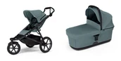 Wózki dziecięce - Wózek sportowy Thule Urban Glide 3 Mid blue + Bassinet Mid blue - miniaturka - grafika 1