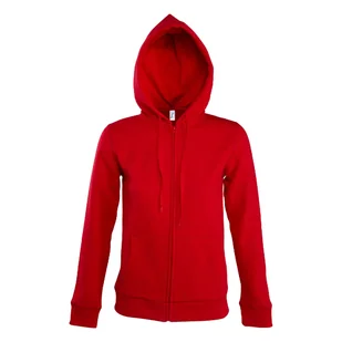 Damska Bluza Z Kapturem Seven Full Zip - Bluzy sportowe damskie - miniaturka - grafika 1