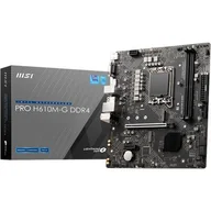 Płyty główne - MSI Płyta PRO H610M-G DDR4/H610/DDR4/SATA3/M.2/USB3.0/PCIe4.0/s.1700/mATX PRO H610M-G DDR4 - miniaturka - grafika 1