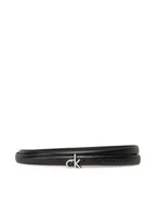 Paski - Calvin Klein Pasek Damski Ck Buckle Skinny Belt 1.5_Mono K60K612933 Czarny - miniaturka - grafika 1
