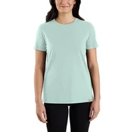 Koszulki i topy damskie - Koszulka bawełniana damska Carhartt Lightweight Crewneck Tencel - miniaturka - grafika 1