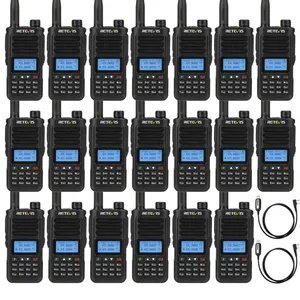 Retevis RA89 Radio amatorskie, krótkofalówka z podwójnym pasmem o dużej mocy, wodoodporność IP68, akumulator 2500 mAh, duży zasięg, redukcja szumów (20 szt.)