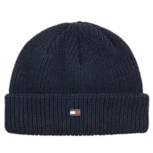Czapki damskie - Czapka Tjm Heritage Short Beanie AM0AM12635 C1G (TH1162-a) Tommy Hilfiger - miniaturka - grafika 1