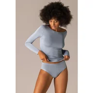 Majtki damskie - Figi damskie z modalu klasyczne z wysokim stanem niebieskie Today 6009 Sielei - miniaturka - grafika 1